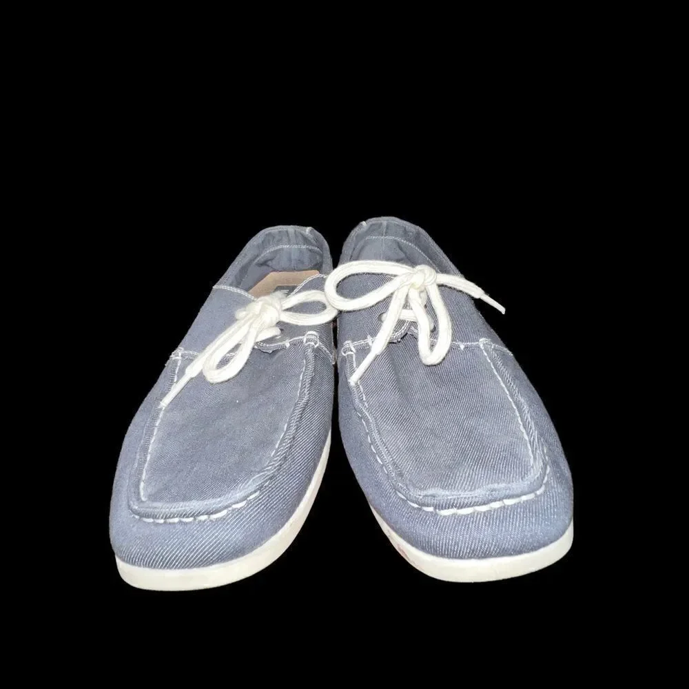 Madden by Steve Madden M-Glide Boat Shoes‎ Men's 8.5 Blue Canvas